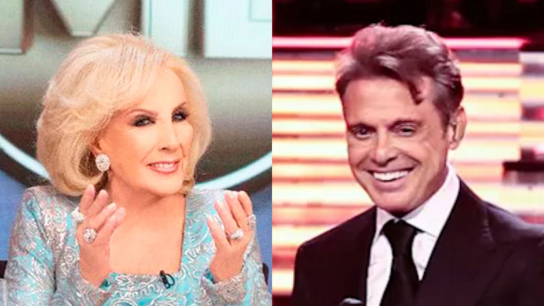 Mirtha Legrand fue al show de Luis Miguel y él bajó del escenario para saludarla: "Amoroso"